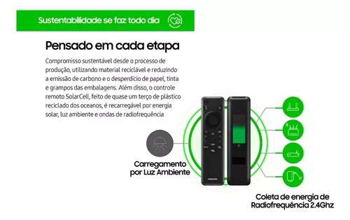 Smart Tv 50'' 4k Uhd 50cu7700 2023 Preta Samsung - Imagem 6