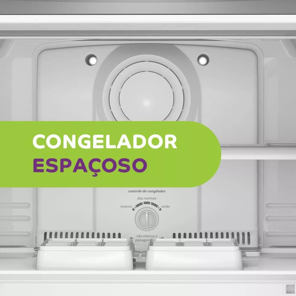 Geladeira auto defrost CRB39A 342L inox Consul - Imagem 5