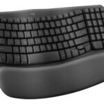 Teclado Ergonômico Sem Fio Wave Keys Cor Grafite Logitech
