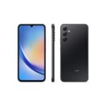 Smartphone Samsung Galaxy A34 128GB Preto 5G Octa-Core 6GB RAM 6,6" Câm. Tripla + Selfie 13MP Dual C