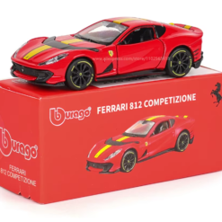 Bburago 1:64 Genuína Ferrari Sp1 812 Competizione Enzo F40 F12tdf Sf90 Modelo de Carro Série Infantil Brinquedos