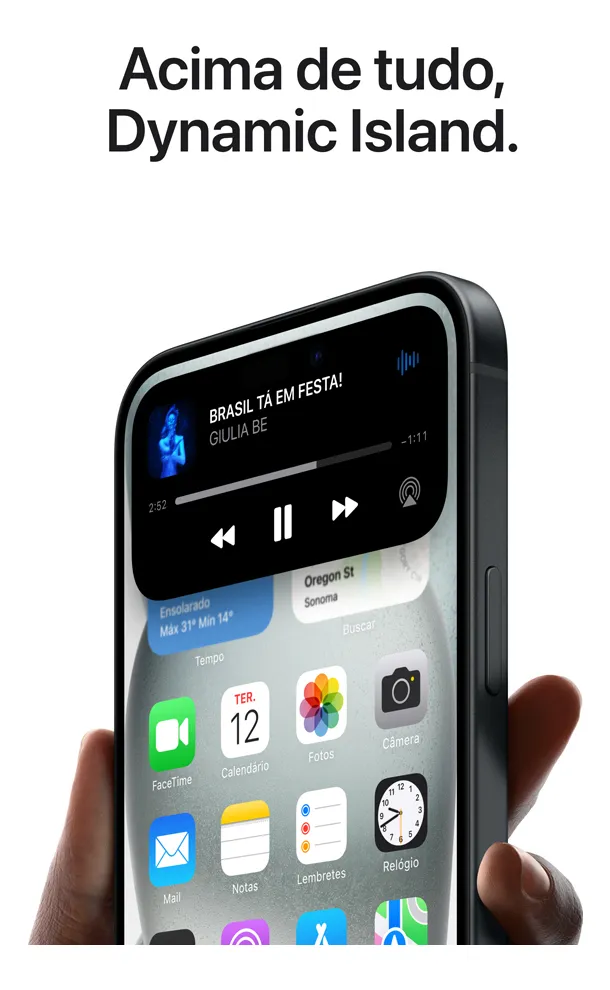 Apple iPhone 15 (256 GB) - Preto - Distribuidor Autorizado - Imagem 5
