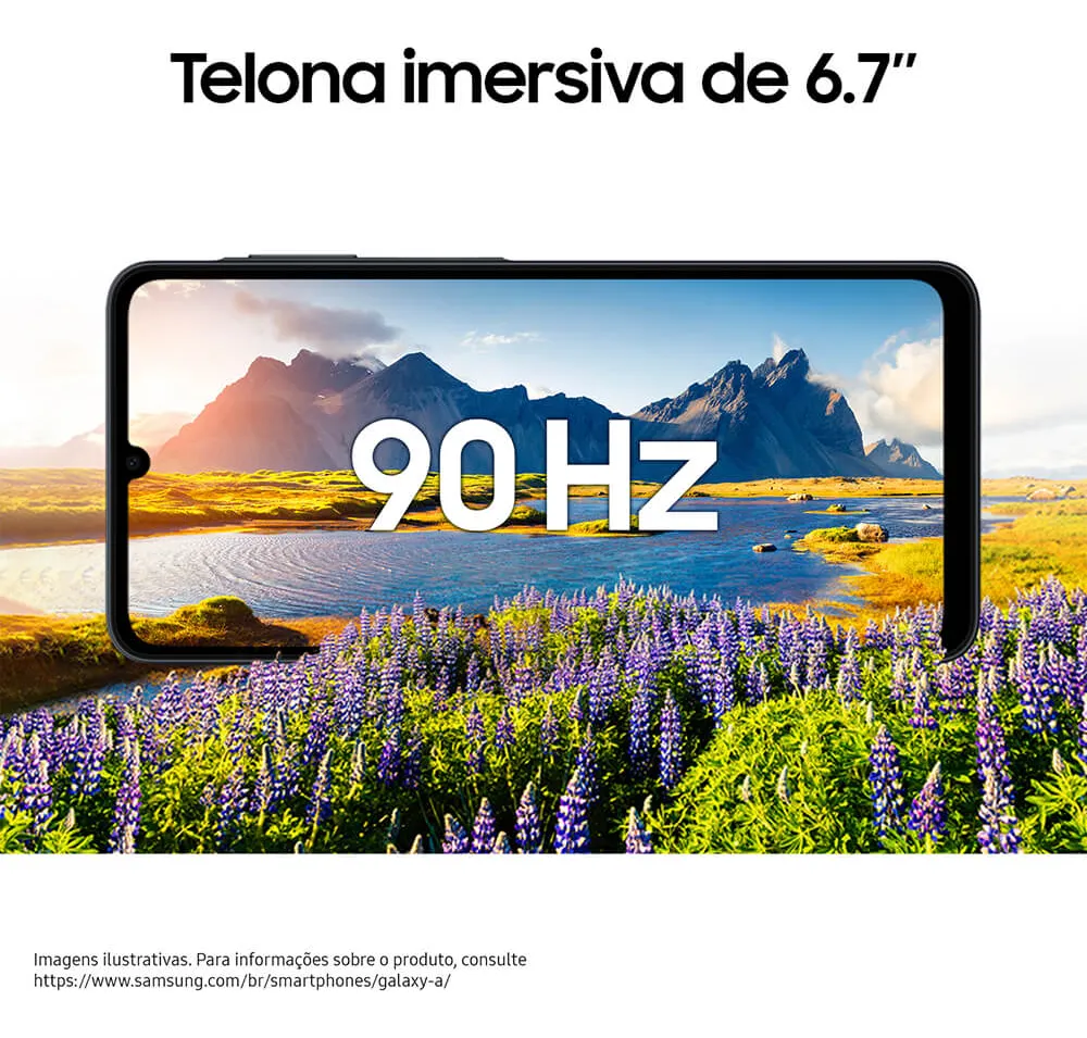 Celular Samsung Galaxy A07 256gb, 8gb, Câmera 50mp, Tela 6.7 , Proteção Ip54, Processador 6nm - Preto - Imagem 3