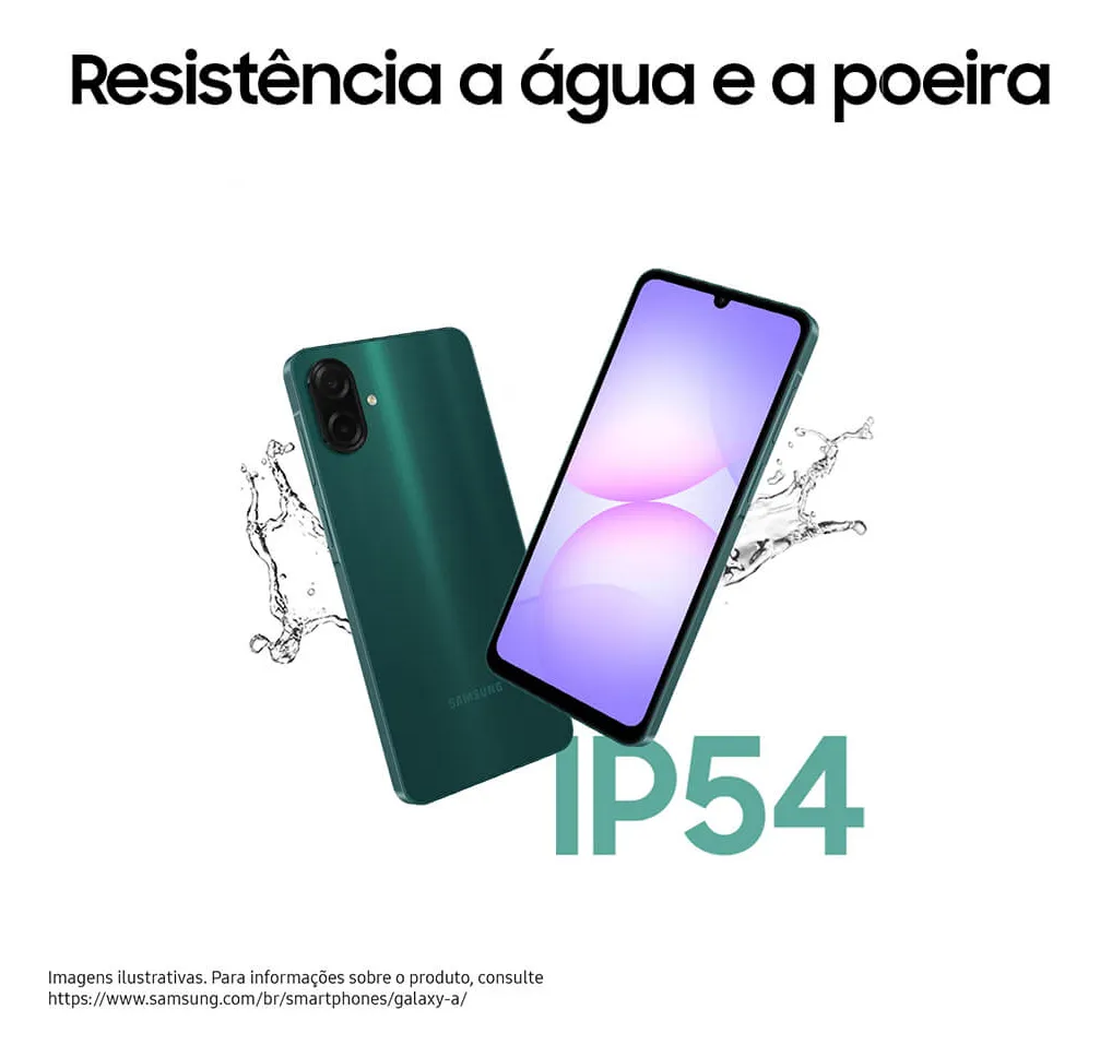 Celular Samsung Galaxy A07 128gb, 4gb, Câmera 50mp, Tela 6.7 , Proteção Ip54, Processador 6nm - Preto - Imagem 5