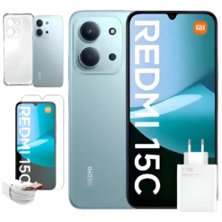 Xiaomi Redmi 15c 256gb 16gb Ram Global Com Pelicula+capa Verde