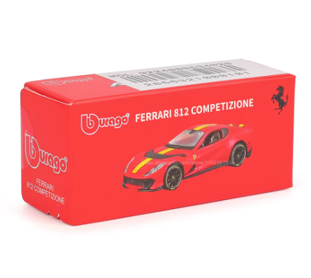 Bburago 1:64 Genuína Ferrari Sp1 812 Competizione Enzo F40 F12tdf Sf90 Modelo de Carro Série Infantil Brinquedos - Imagem 5