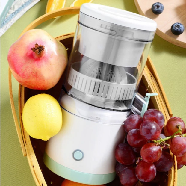 Espremedor Elétrico Laranja Limão Frutas Fazer Sucos Recarregável Usb Cozinha - Imagem 3