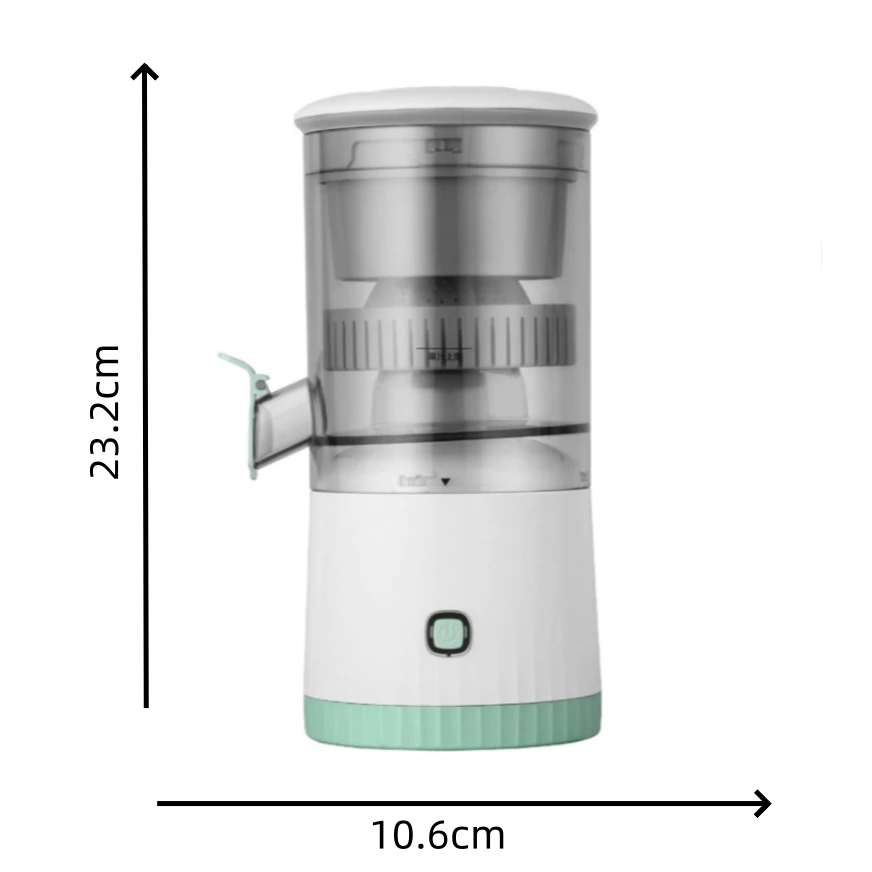 Espremedor Elétrico Laranja Limão Frutas Fazer Sucos Recarregável Usb Cozinha - Imagem 8