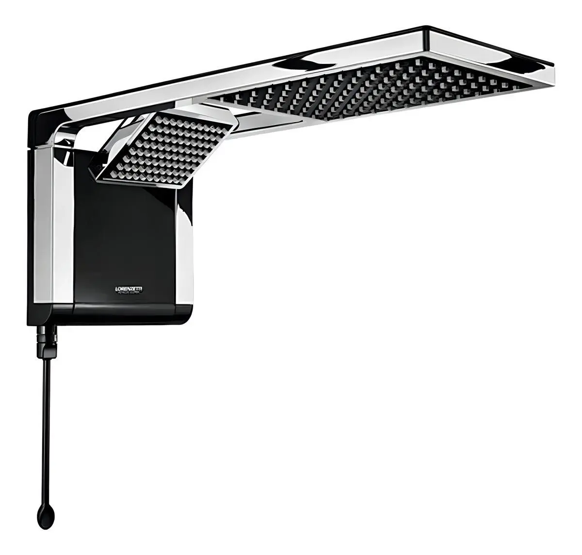 Chuveiro Lorenzetti Acqua Duo Elétrico de Parede Preto Cromado 7800w 220v - Imagem 5