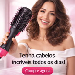 Alternative view of Escova Secadora Profissional 2 em 1 para Alisar e Modelar