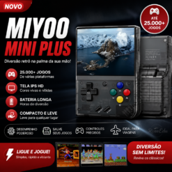 Miyoo Mini Plus V2 | Console Retro Portátil IPS HD + 25.000+ Jogos
