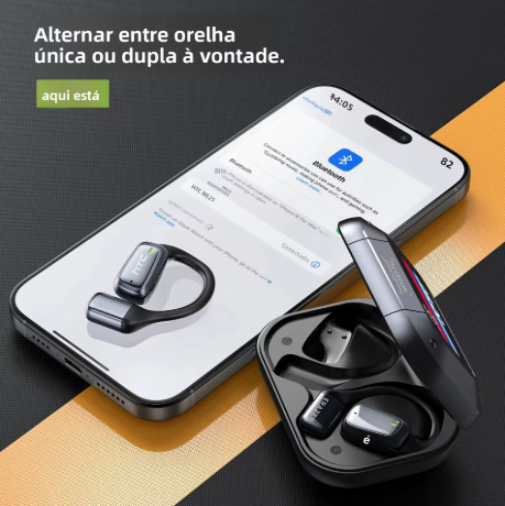 Auriculares Tradutor Ai - Htc Ne25 Fones de Ouvido Bluetooth Lcd Touch Screen Sport Fones de Ouvido Sem Fio de Longa Vida Com Microfone Hd - Imagem 4
