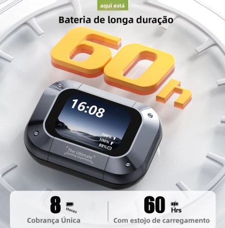 Auriculares Tradutor Ai - Htc Ne25 Fones de Ouvido Bluetooth Lcd Touch Screen Sport Fones de Ouvido Sem Fio de Longa Vida Com Microfone Hd - Imagem 5