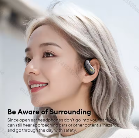 Monster Open Ear Ac360 Fone de Ouvido de Condução de ar Bluetooth 5.4 Ture Fones de Ouvido Sem Fio 360 ° Fone de Ouvido Esportivo Sem Fio Estéreo Ows - Imagem 4