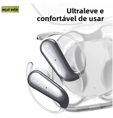 Htc Ne38 Bluetooth V6.0 Fone de Ouvido Ai Tradução Fones de Ouvido Ows Titânio-fio Sem Fio Fones de Ouvido Hd Chamadas Ultraleve Gancho - Imagem 4
