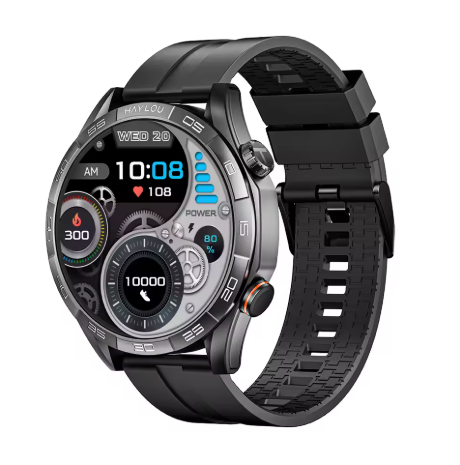 Haylou Solar 5 Smartwatchs 1.58 Display Amoled 60hz Relógio Inteligente Chamada de Voz 24h Monitoramento Saúde Esportes Smartwatch para Homem.