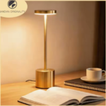 Luminária de Mesa Led Com Sensor de Toque, Luz Noturna Recarregável Usb, Portátil para Quarto, Luz Noturna Sem Fio, Lâmpada de Leitura para Restaurante, Hotel, Bar