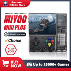 Miyoo-mini Plus Portátil Retro Handheld Game Console, V2 Mini + Tela Ips, Console de Videogame Clássico, Sistema Linux, Presente Infantil