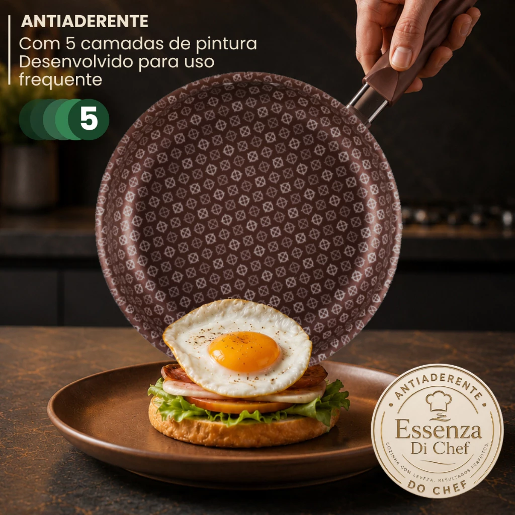 Jogo de Panelas Antiaderentes 10 Peças Prime – Conjunto Completo - Imagem 2